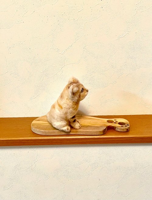 羊毛フェルト　スナネコ 羊毛フェルト スナネコ 受注制作☆羊毛フェルトのスナネコ赤ちゃん