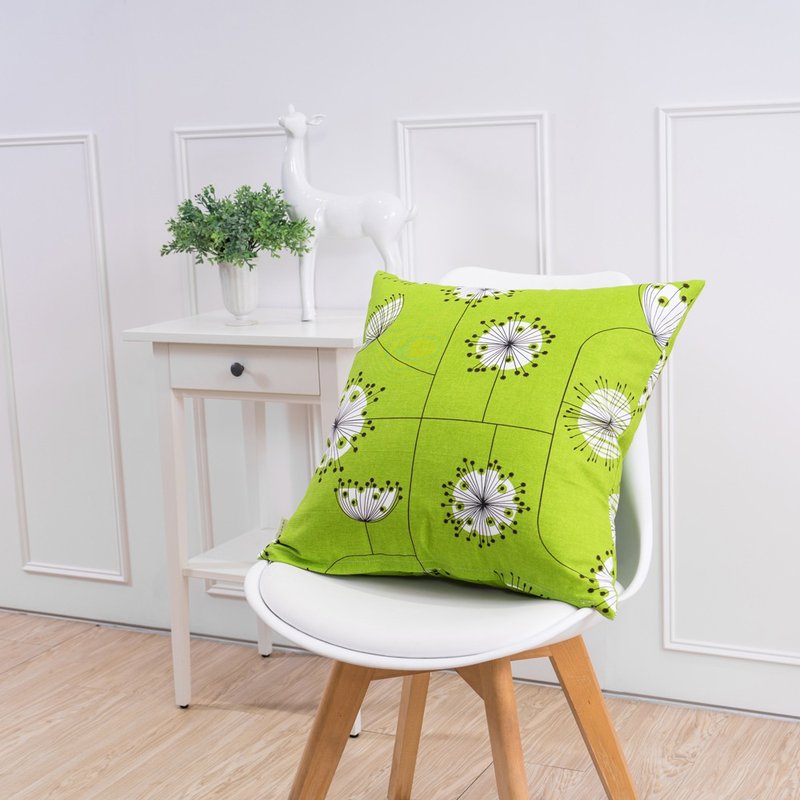 Simple Series Pillow-Dandelion Green - หมอน - ผ้าฝ้าย/ผ้าลินิน 