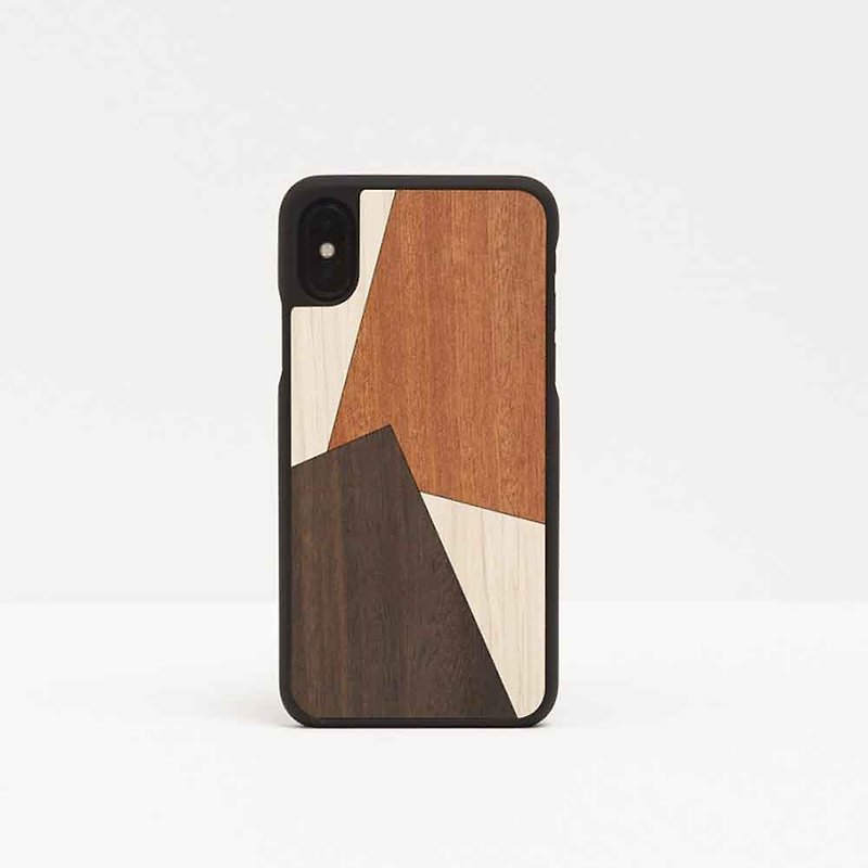 [Pre-Order] Log Phone Case/Inlaid Primary Color-iPhone/Huawei - Phone Cases - Wood Brown