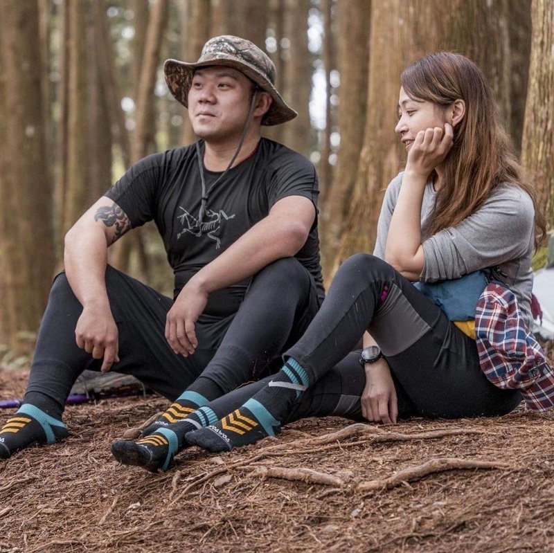 【WOAWOA】能量激發登山襪-高筒 3入 L/XL - 襪子 - 竹 