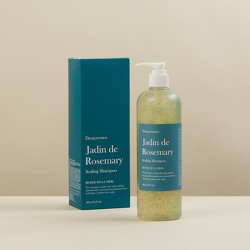 Rosemary Sea Dew Scalp SPA Shampoo 480g | For Oily Dander | Hypoallergenic Mild Scrub - Shampoos - Other Materials 