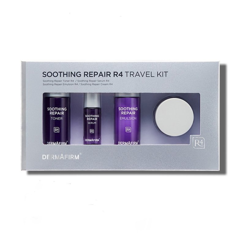 【Dermafirm】R4 Perilla Soothing Repair Travel Set - Travel Kits & Cases - Other Materials Purple