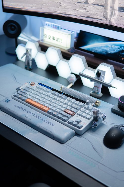 Keysme Lunar01太空船 無線機械鍵盤 windows | android | mac | linux
