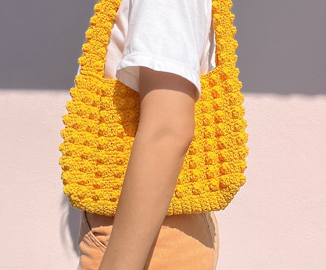 Bubble Bag, Crochet Shoulder Bag, Cute, Handmade - Shop intabrand Messenger  Bags & Sling Bags - Pinkoi