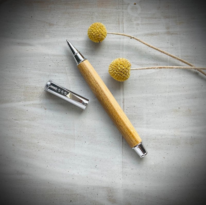 Paraguay green sandalwood ball pen (pull cap) - ไส้ปากกาโรลเลอร์บอล - ไม้ 