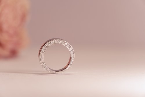 LiT-Jewelry手工訂製 側雙面鋯石戒指