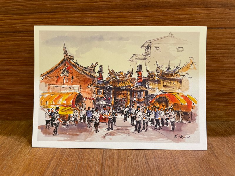 Taichung Wanchun Palace - Sun Shaoying's postcard from Taichung - การ์ด/โปสการ์ด - กระดาษ หลากหลายสี