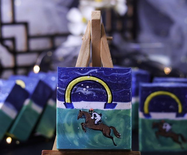 香港ギフト】香港ジョッキークラブ競馬場手作り石鹸 ジョッキー