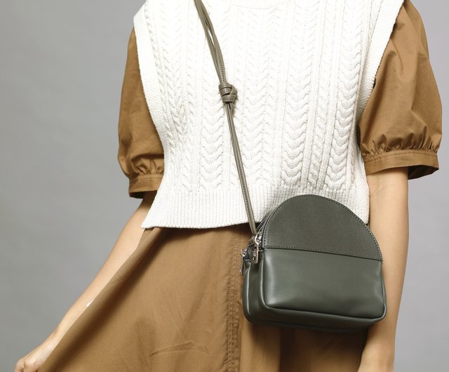Fall Winter Trend】 Vegan Leather Annabelle Mini Shoulder Bag in