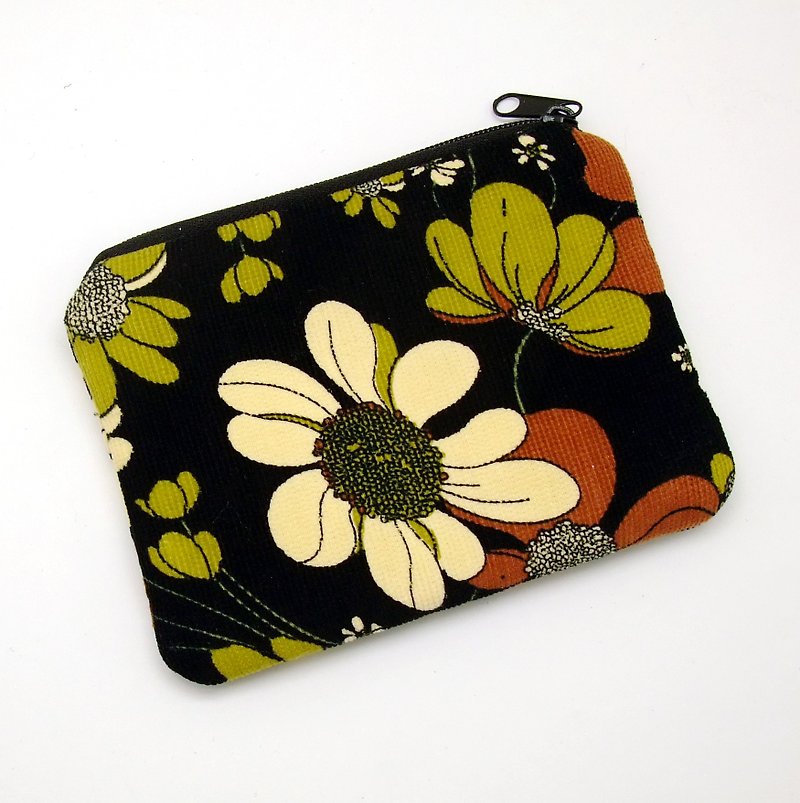 Zipper pouch / coin purse (padded) (ZS-180) - Coin Purses - Genuine Leather Multicolor