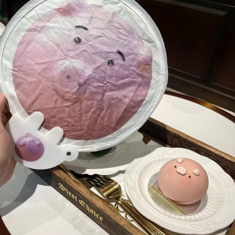 【coloryeah】原創 拍照 迷你 便攜 拍照反光板 布扇子 二合一 - 扇子 - 其他材質 多色