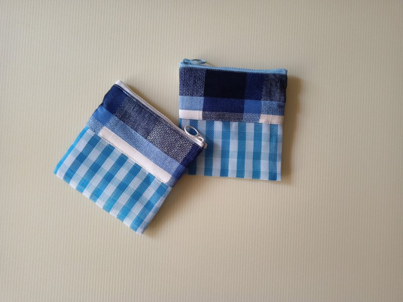 Companion square zipper bag - Toiletry Bags & Pouches - Plastic Blue