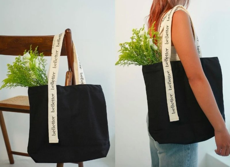 be Better Bag I really like the tote bag_let you put more likes in your daily life - Handbags & Totes - Other Man-Made Fibers Black