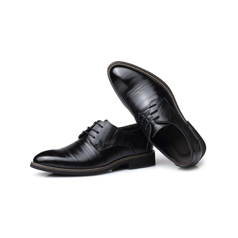 Kings Collection รองเท้า Dixon Oxford KCCS2 สีดำ - รองเท้าหนังผู้ชาย - หนังเทียม สีดำ