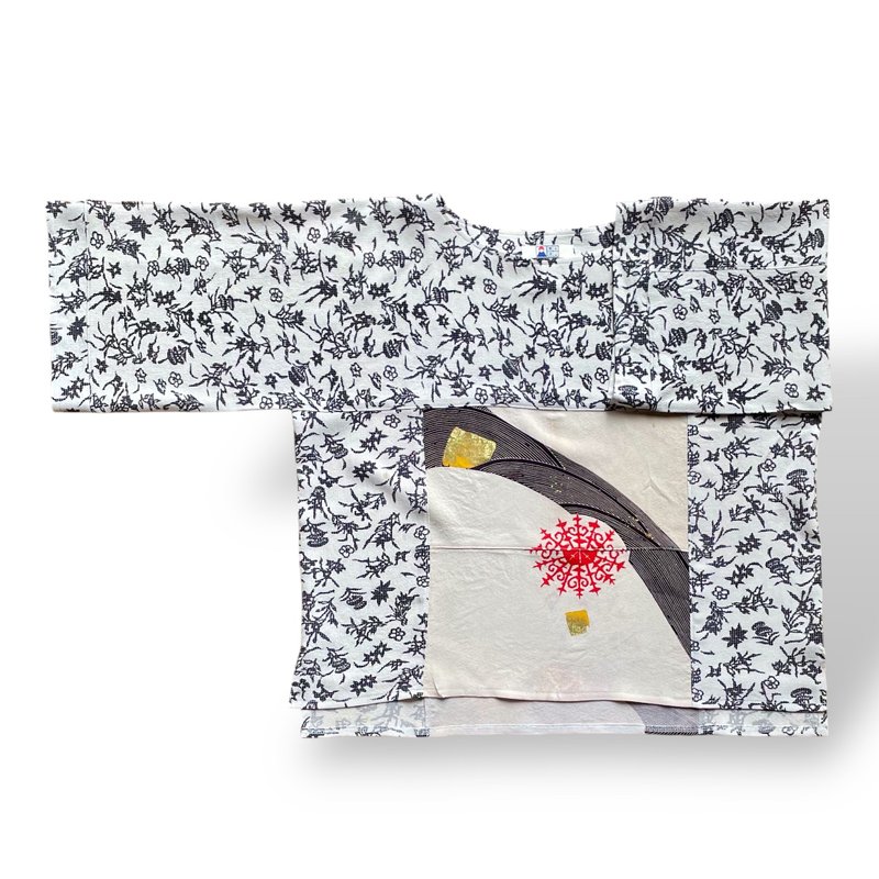 Pinkoi Proxy Purchase - スクエアブラウス【送料込み】着物リメイク　七分袖　ホワイト - 女上衣/長袖上衣 - 棉．麻 白色