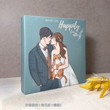 カスタマイズギフト [結婚式/バレンタインデーギフト] Yanhua のフレームなし絵画 - スタンドとドライフラワーカード付き