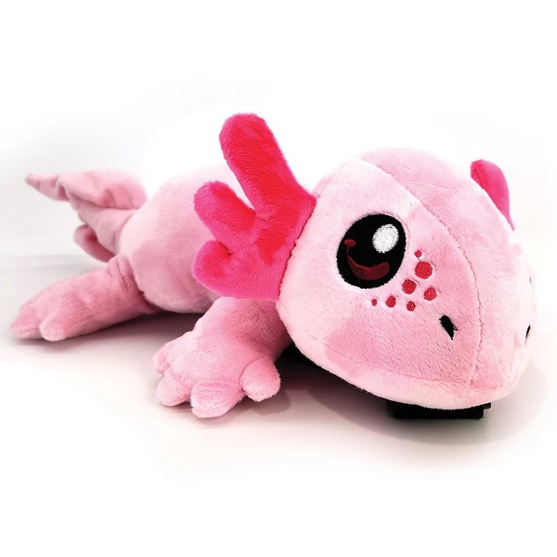 Axolotl Plush Sling Backpack - กระเป๋าเป้สะพายหลัง - ไฟเบอร์อื่นๆ สึชมพู