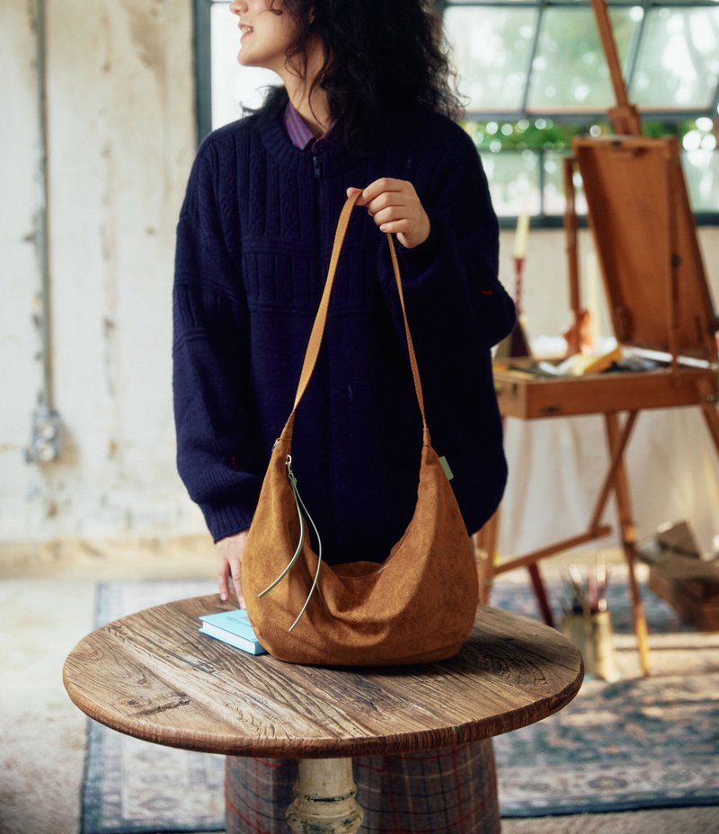 Hoki bag キャラメル - トートバッグ・ハンドバッグ - ポリエステル ブラウン