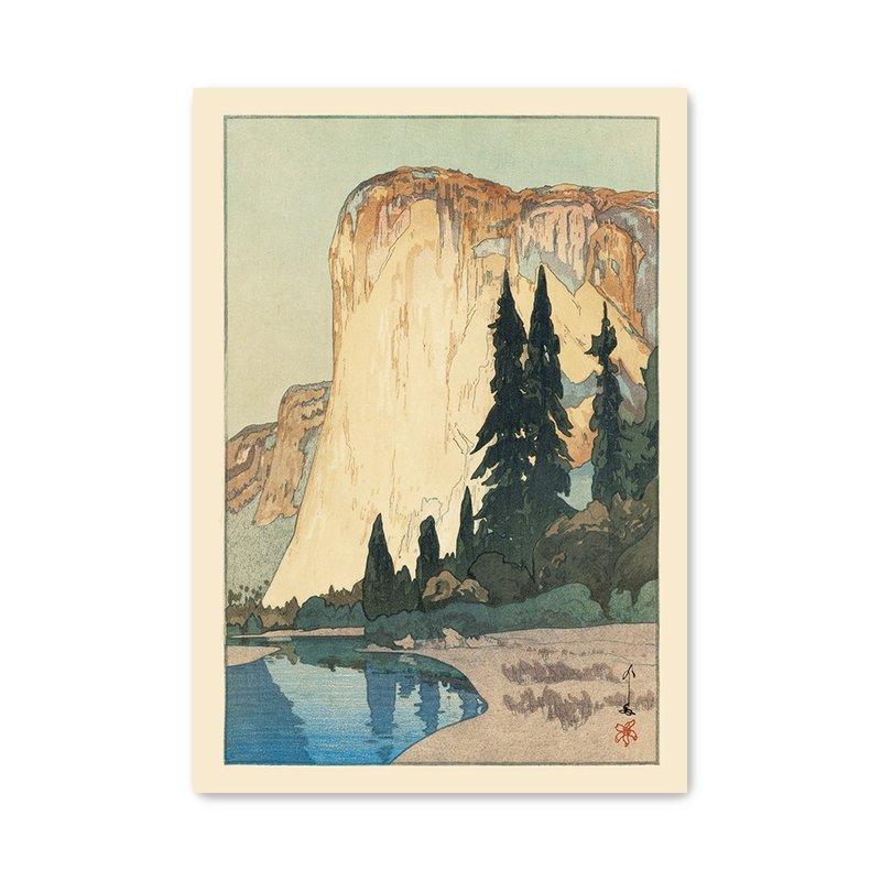 【藝術掛畫】吉田博 Hiroshi Yoshida 一 優勝美地山谷 - 海報/掛畫/掛布 - 紙 