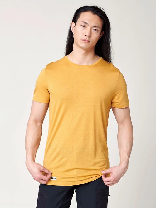 山衣丁 【ROYK】Men's Merino T-shirt -美麗諾羊毛上衣__男_黃銅
