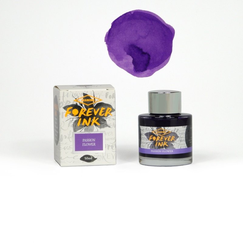 Diamine 永恆墨水 50ml - 激情花 - 墨水/鋼筆墨水 - 玻璃 紫色