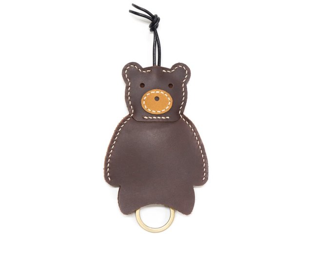 Tous Gold- and Red-Colored Teddy Bear Key Ring