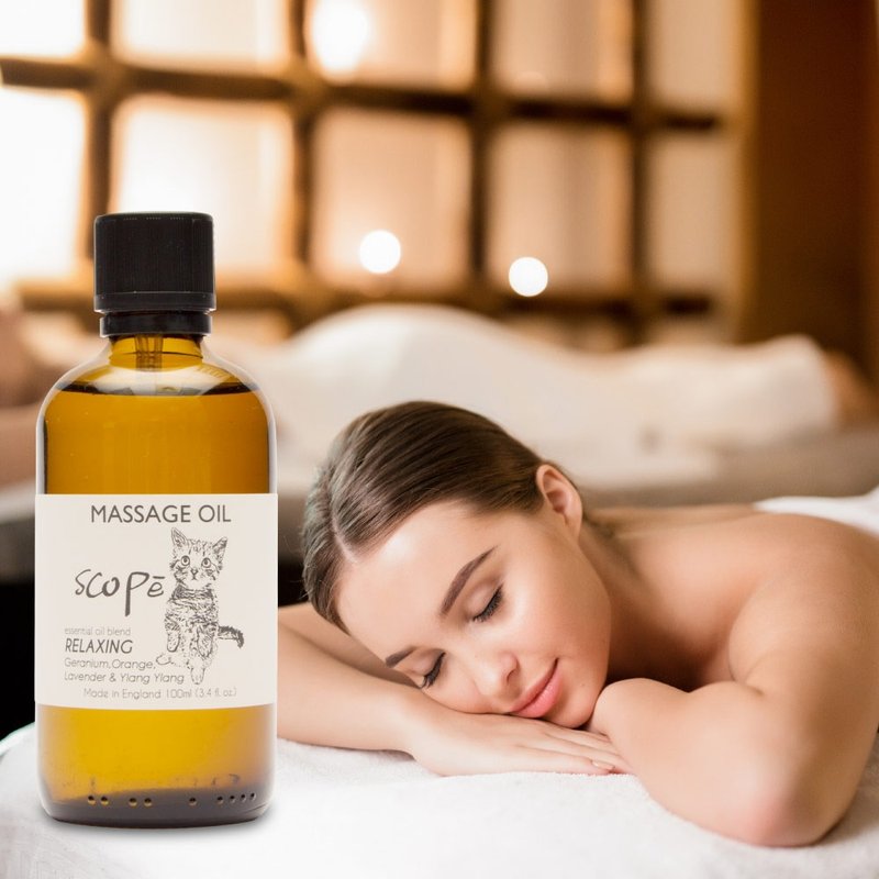 【SCOPē】Rose Geranium Body Massage Oil 100ml (Expiration Date: 2025/4/30) - ผลิตภัณฑ์บำรุงผิว/น้ำมันนวดผิวกาย - สารสกัดไม้ก๊อก 