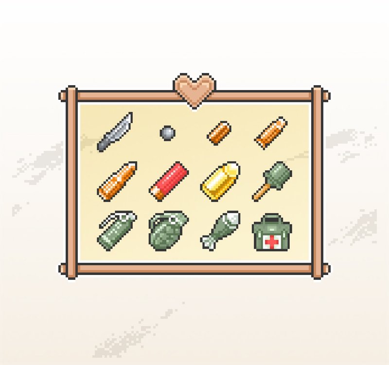 Twitch小奇點及訂閱者徽章/忠誠徽章套圖/像素風/槍械子彈 - Logo 設計/圖案設計 - 其他材質 