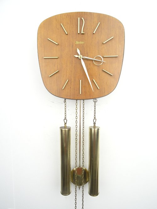 Dutchantique4you Kieninger German Vintage Antique Design Mid Century 8 day Retro Wall Clock