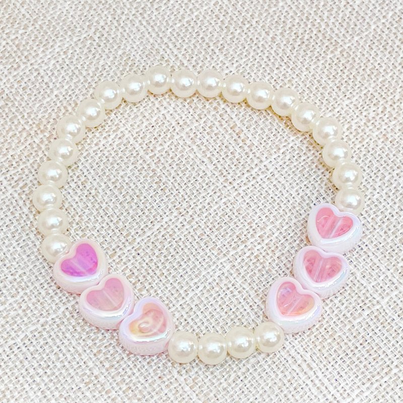 Sparkling love pearl necklace/pet scarf/dog scarf/cat scarf/rabbit scarf - ปลอกคอ - วัสดุกันนำ้ 