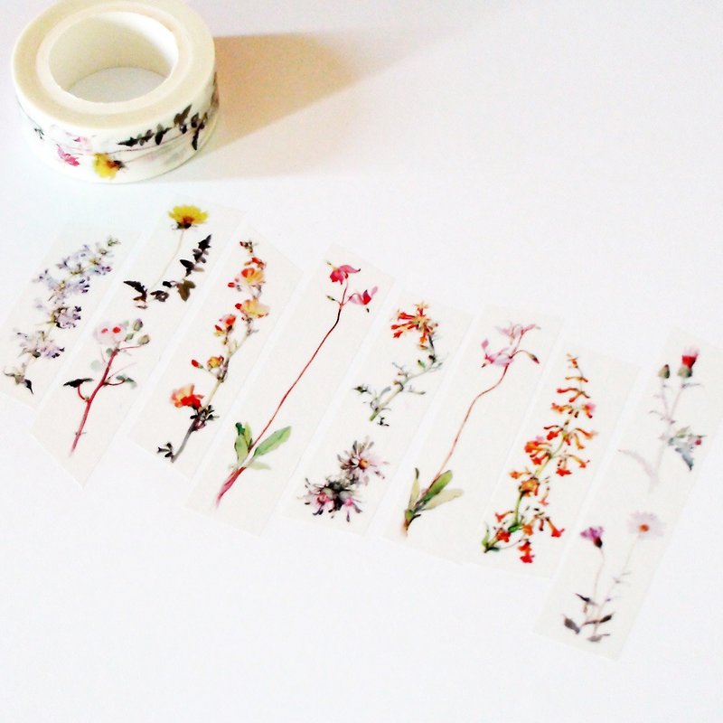 Masking Tape Words of Flowers - Washi Tape - Paper 