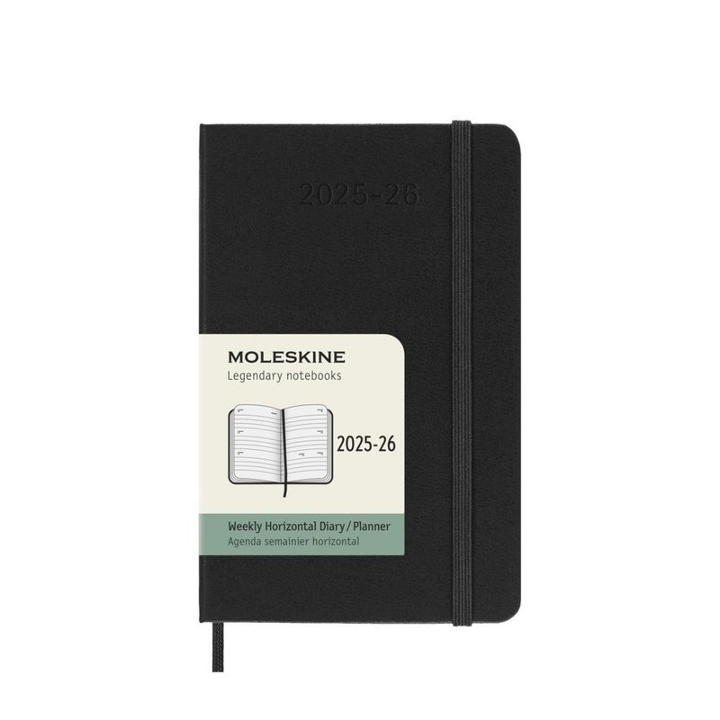 【MOLESKINE】2025-2026 橫式週記手帳 / 18M / 硬殼 - 筆記本/手帳 - 紙 