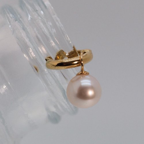 IRIZA Jewellery 18K金 Akoya 珍珠耳夾(M)(有日本証書)18K Gold Dangling Akoya P