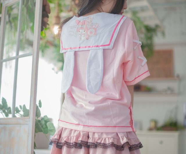 オリジナルサンリオ SANRIO公認 メロディタイスリットセーラーカラー