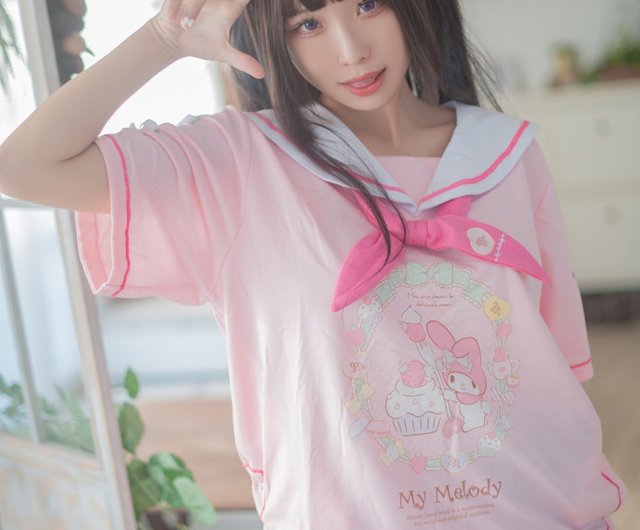 オリジナルサンリオ SANRIO公認 メロディタイスリットセーラーカラー