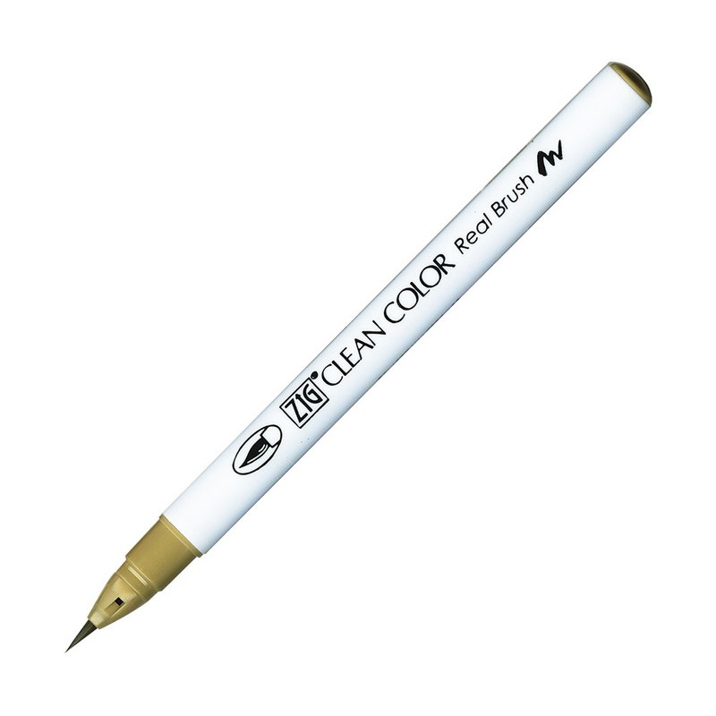 【Kuretake 日本吳竹】ZIG 彩繪毛筆 Brick Beige - 其他書寫用具 - 塑膠 咖啡色