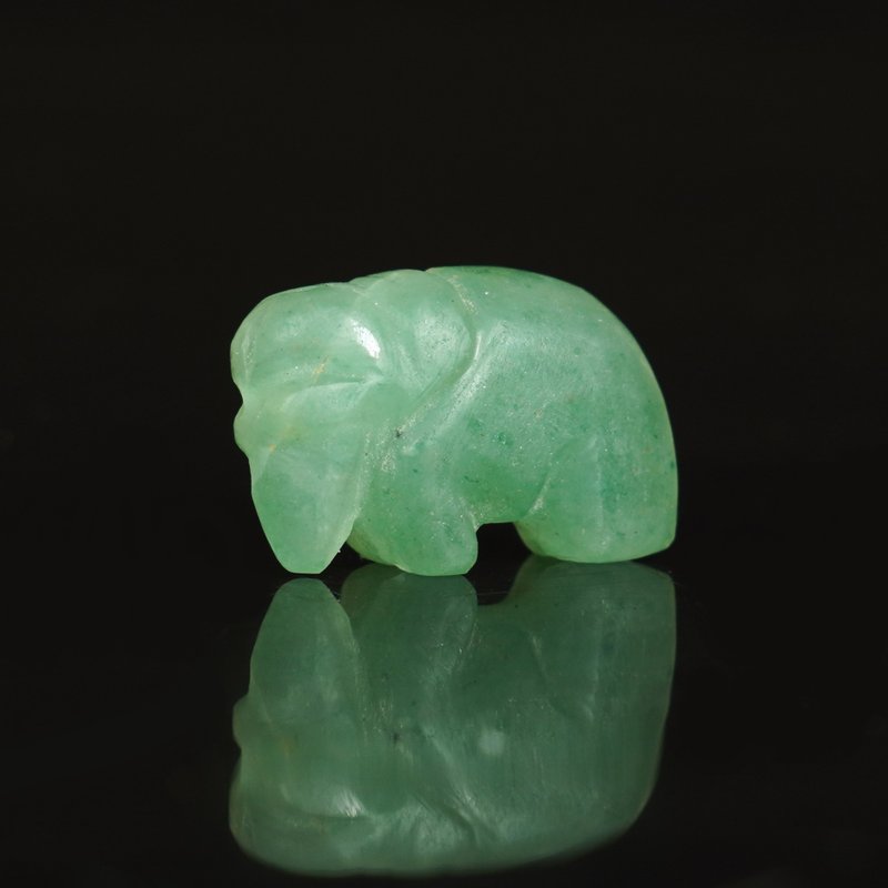 Myanmar pagoda local jade elephant beads - Other - Other Materials 