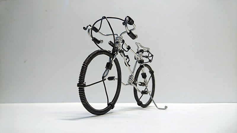 鋁線腳踏車-公路車(附PVC包裝盒) - 公仔模型 - 鋁合金 