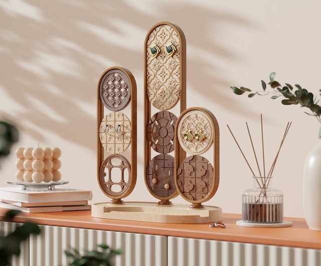 古民家風 - アクセサリースタンド / 無垢材 - ショップ UniWoodesign