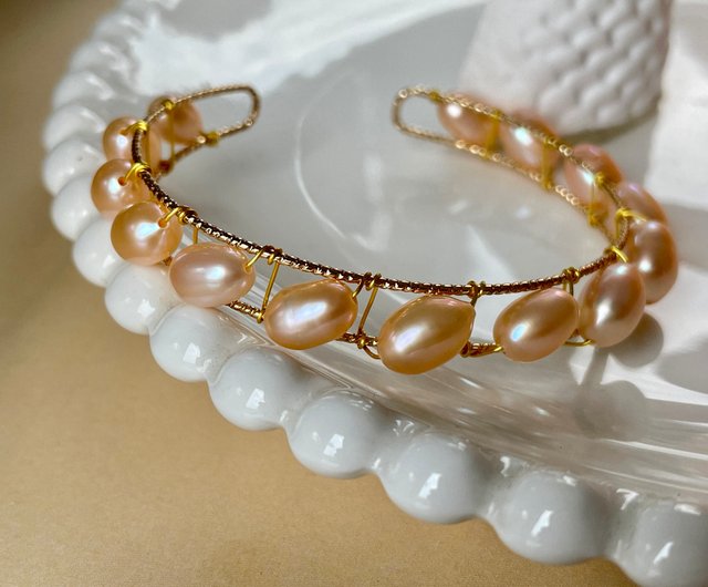 Handmade sales pearl bracelets