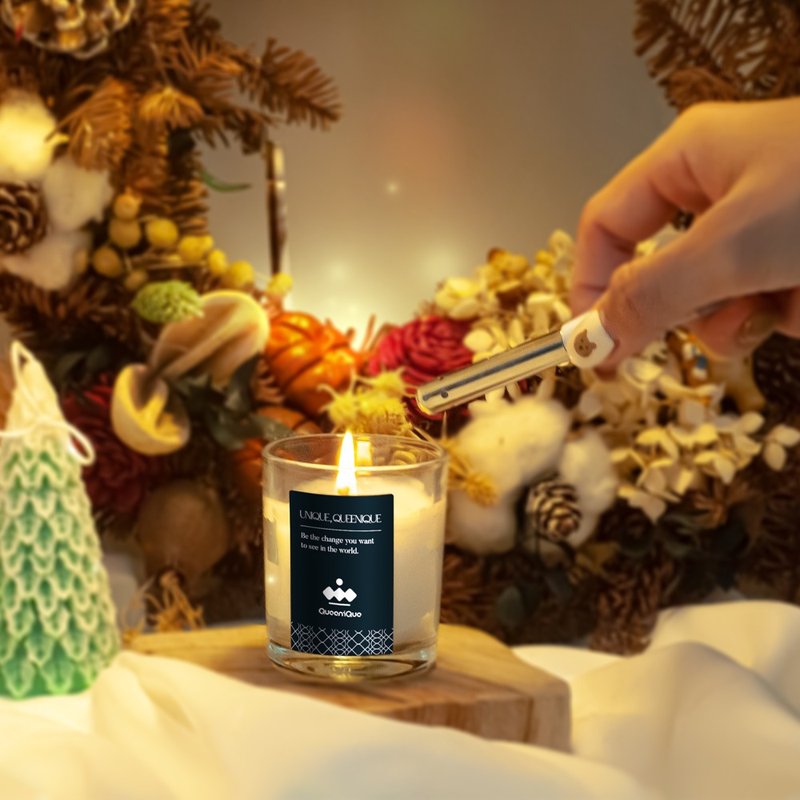 【QueeniQue】Classic scented candle | Mengyouxuesen 50g - น้ำหอม - ขี้ผึ้ง ขาว