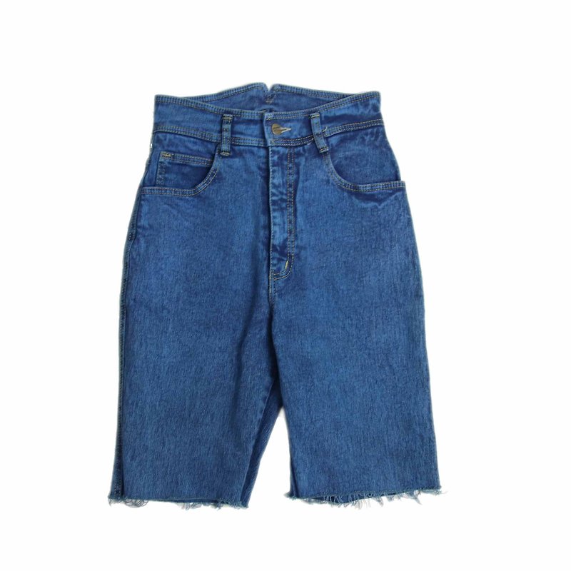 Tsubasa.Y Vintage House Blue 001, Denim Shorts, Denim Shorts - กางเกงขายาว - วัสดุอื่นๆ 