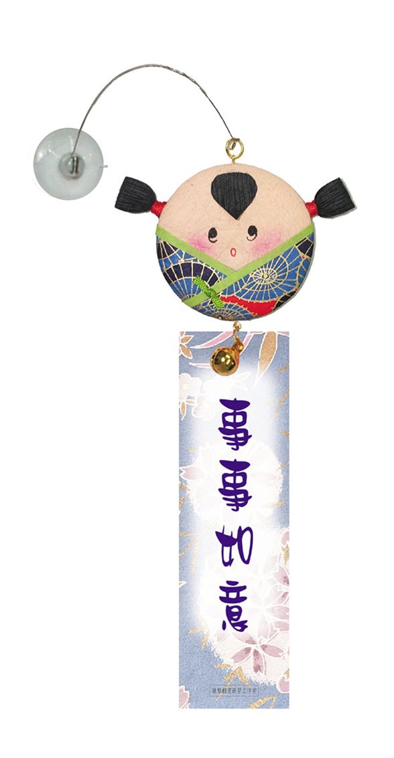 和紙人形 吸盤吊飾 DIY材料包J-3 004吉祥娃娃(四) - 其他 - 紙 