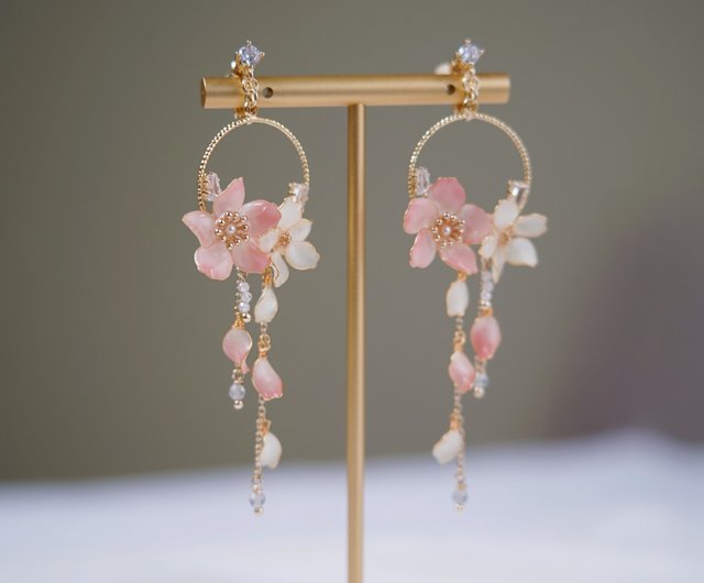 Sakura Earrings. CHOOSE YOUR COLOR. Cherry Blossom Earrings. 