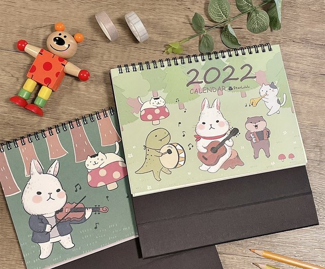 2022 Wow Christmas Card Loliapaulina 2022 Desk Calendar / White Rabbit Concert Triangle Desk Calendar Christmas  Gift Exchange Gift - Shop Starlululu - Calendars - Pinkoi