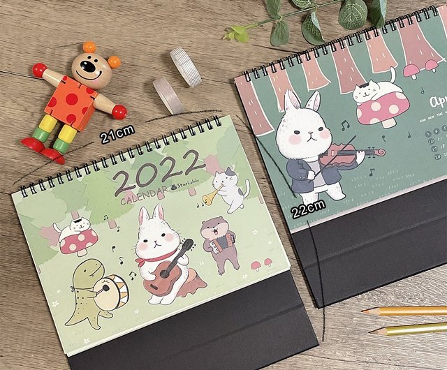2022 Wow Christmas Card Loliapaulina 2022 Desk Calendar / White Rabbit Concert Triangle Desk Calendar Christmas  Gift Exchange Gift - Shop Starlululu - Calendars - Pinkoi