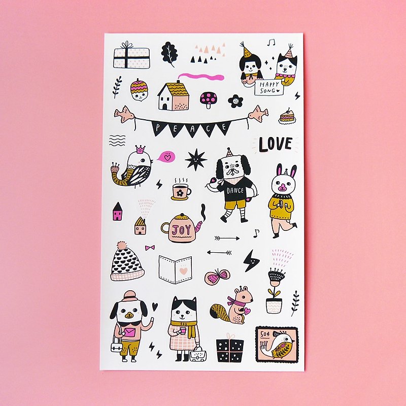 Happy Planner Kiss Cut Sticker - Stickers - Paper Pink