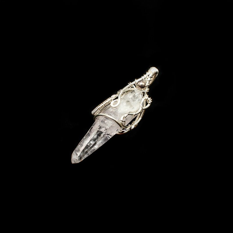 【Series of Crystal】Vera Cruz Amethyst copper pendant - Necklaces - Gemstone Purple