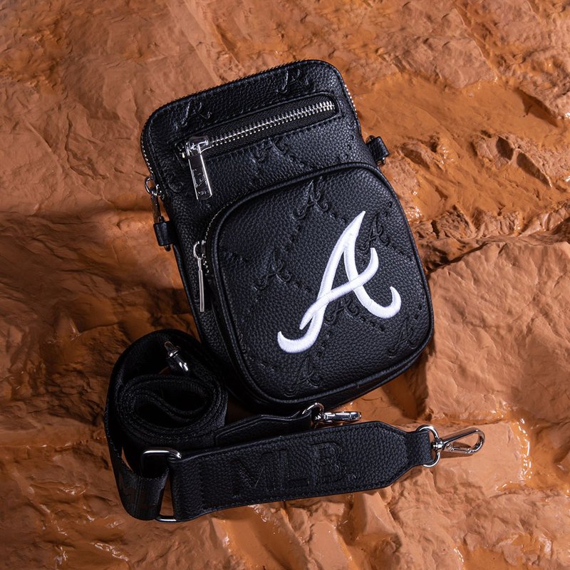 MLB Atlanta Braves Mini Crossbody Purse - กระเป๋าเป้สะพายหลัง - หนังเทียม 