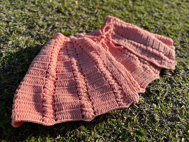 Warm pink cape - เสื้อกั๊กผู้หญิง - ขนแกะ สึชมพู